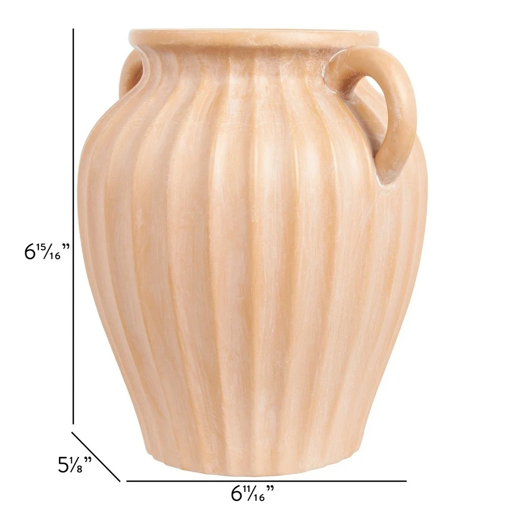 My Texas House Small Terra Cotta Vase, 6in, Orange‎ - Fall 2025, New in Box